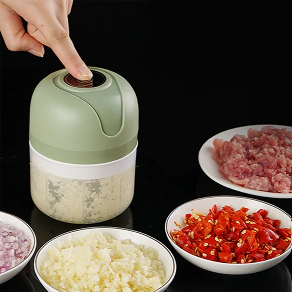 100ml Elektrische KnoblauchpresseEdelstahl Knoblauch-Artefakt, Knoblauchschneider, Knoblauchpresse Grün 1 100ml Elektrische KnoblauchpresseEdelstahl Knoblauch-Artefakt, Knoblauchschneider, Knoblauchpresse Grün