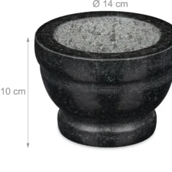 Relaxdays Granit Mörser Mit Stößel XL -Herd Gluck Verkäufe 099db07b471abf910a35d8408370d39f