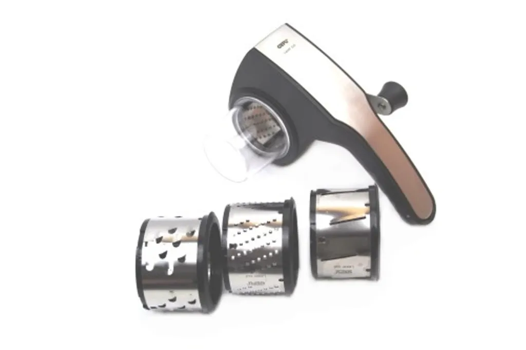 Gefu Trommelreibe Pecorino Laser Cut Mit 3 Trommeleinsätzen Käsereibe 11 Gefu Trommelreibe Pecorino Laser Cut Mit 3 Trommeleinsätzen Käsereibe – Bild 11