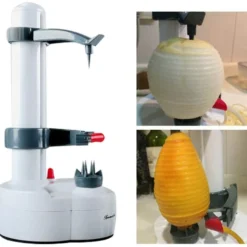 Topchances Elektrischer Kartoffelschäler Apfelschäler Gemüseschäler Obstschäler Elektro Schäler Für Obst & Gemüse, Edelstahl-Klinge (Weiß) 11 Topchances Elektrischer Kartoffelschäler Apfelschäler Gemüseschäler Obstschäler Elektro Schäler Für Obst & Gemüse, Edelstahl-Klinge (Weiß) -Herd Gluck Verkäufe 17f3db3b940ef87371ccbfbaf97cc92c