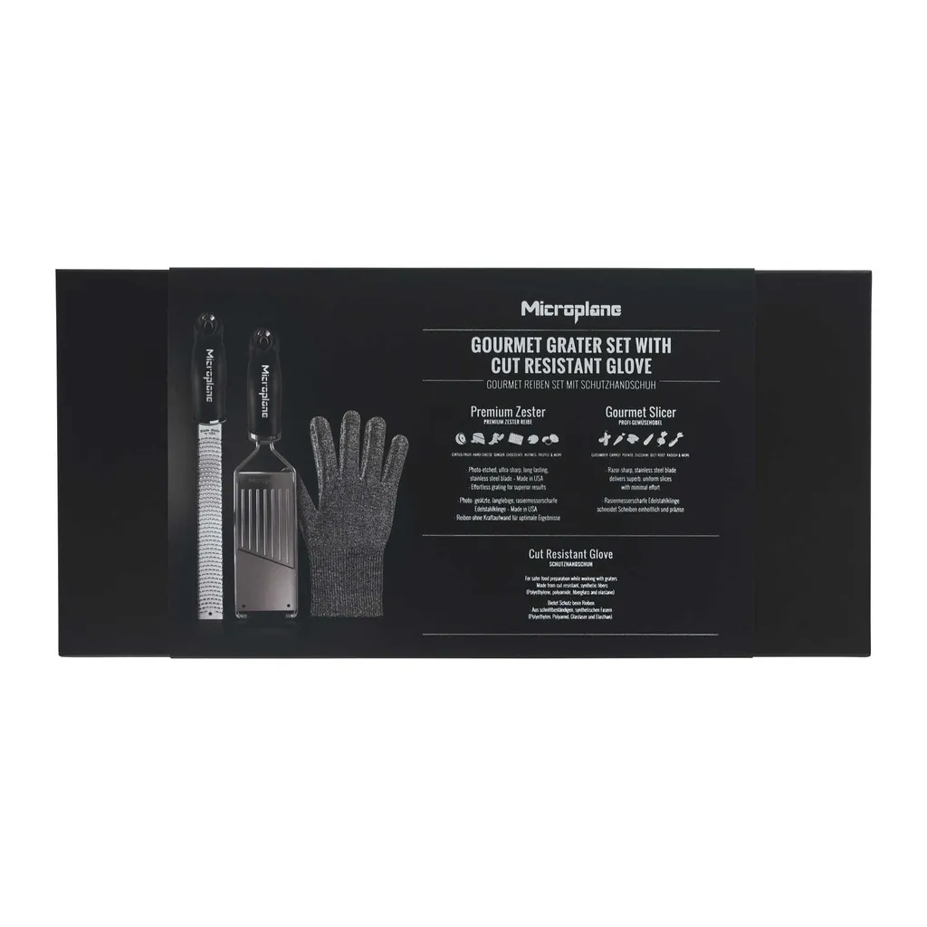 Microplane 2 Reiben + Handschuh Gourmet 4 Microplane 2 Reiben + Handschuh Gourmet – Bild 4