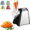 Zilan Elektrische Reibe | Elektrischer Gemüsehobel | Spiralschneider | Gemüseschneider | 200 Watt | 4 Aufsätze |