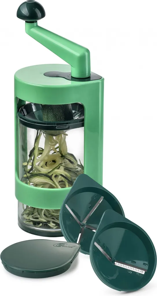 Genius Super Julietti 6tlg Spiralschneider - Gemüseschneider Für Dekorative Spiralen Und Juliettis - Zoodle Maker Für Low Carb-Pasta; A18018 1 Genius Super Julietti 6tlg Spiralschneider - Gemüseschneider Für Dekorative Spiralen Und Juliettis - Zoodle Maker Für Low Carb-Pasta; A18018