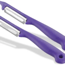 Sparschäler 2er Set Schäler Obst Gemüse Mit Rostfreier Scharfer Pendelklinge Universalschäler Für Rechts Und Linkshänder Allzweckschäler Zum Schälen Von Obst Gemüse Spülmaschinen Geeignet