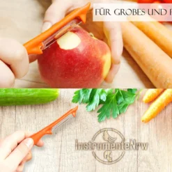 Sparschäler 2er Set Schäler Obst Gemüse Mit Rostfreier Scharfer Pendelklinge Universalschäler Für Rechts Und Linkshänder Allzweckschäler Zum Schälen Von Obst Gemüse Spülmaschinen Geeignet Orange -Herd Gluck Verkäufe 2633710f6e19d0b87b0c940dd7fd27d3