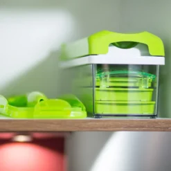 Genius Genus Nicer Dicer Plus (18 Teile) In Kiwi - Obstschneider Zwiebelschneider Pommesschneider; A33884 -Herd Gluck Verkäufe 26688489b4ebf541a5f8bfbb8cfe2d84
