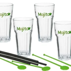 Secret De Gourmet Mojito Gläser Set Aus Glas Transparent 15cm X 8cm -Herd Gluck Verkäufe 27e5ddfe21f8c580cd03ff285f8fbb51