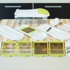 Dicer Express - Multifunktionales Gemüse- Und Obstschneider, 15 Teiliges Set Mit Fingerschutz, Alles-Schneider- Original Aus Der TV Werbung 12 Dicer Express - Multifunktionales Gemüse- Und Obstschneider, 15 Teiliges Set Mit Fingerschutz, Alles-Schneider- Original Aus Der TV Werbung -Herd Gluck Verkäufe 29deb5d14305772ac4420fb08aeb4fc9