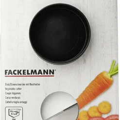 Fackelmann Dick-/Dünnschneider Mit Restehalter, Gemüseschneider Mit Zweiseitiger Edelstahl-Klinge, Hochwertiger Gemüsehobel (Farbe: Weiß/Schwarz), Menge: 1 Stück -Herd Gluck Verkäufe 2bdfbb317b4090cfdb7a4b8b9b453ec0