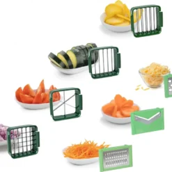 Genius Nicer Dicer Quick Professional Set 12-tlg Gemüseschneider Gemüsehobel A34267 -Herd Gluck Verkäufe 308ed81f86bd47ba44dabab1bc65fe8a