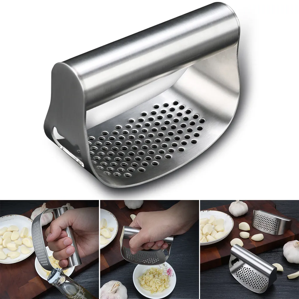 Knoblauch Ingwer Presse, Knoblauchpresse, Crusher Squeezer Stampfer 304 Edelstahl Crusher Squeezer Für Knoblauch Ingwer 1 Knoblauch Ingwer Presse, Knoblauchpresse, Crusher Squeezer Stampfer 304 Edelstahl Crusher Squeezer Für Knoblauch Ingwer