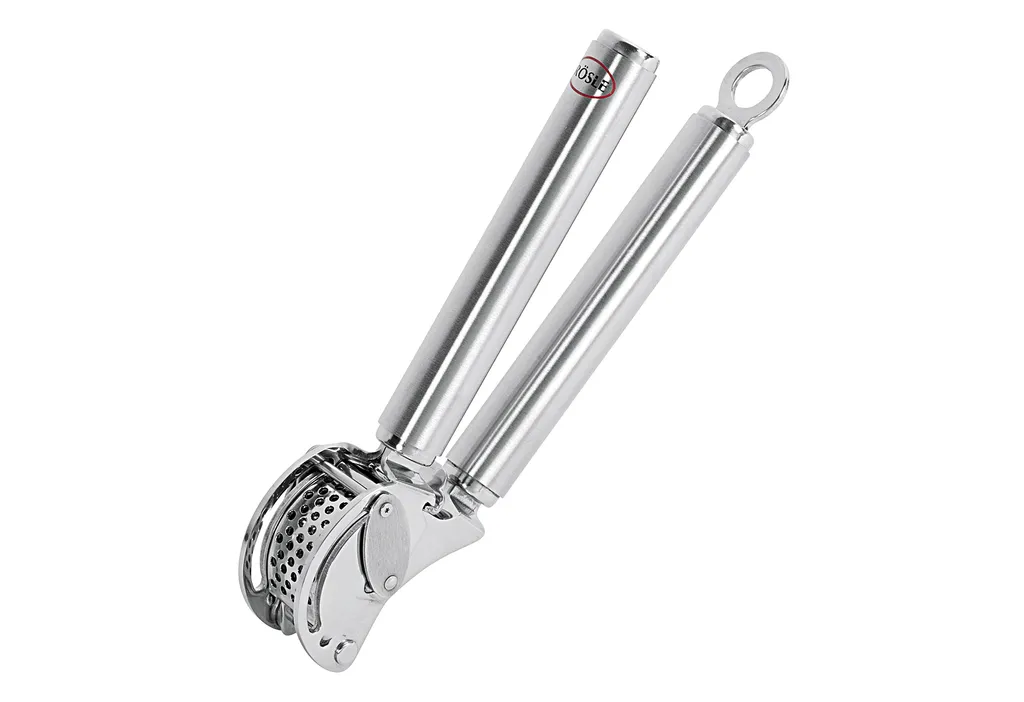 Rösle Knoblauchpresse Mit Abstreifer Edelstahl 6 Rösle Knoblauchpresse Mit Abstreifer Edelstahl – Bild 6