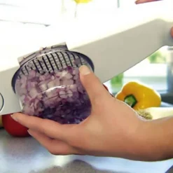 Genius Zwiebel- Und Gemüseschneider 3tlg. Weiß -Herd Gluck Verkäufe 3d78dbe2deac6aef6ab1d74c8a181b88