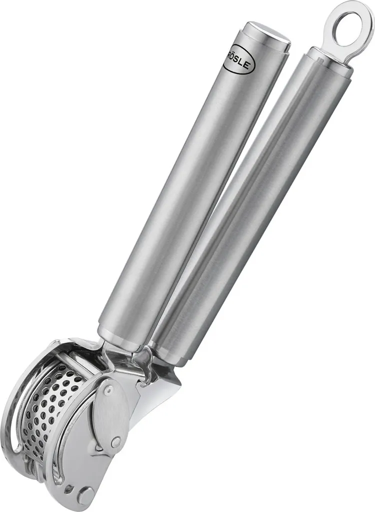 Rösle Knoblauchpresse Mit Abstreifer Edelstahl 10 Rösle Knoblauchpresse Mit Abstreifer Edelstahl – Bild 10