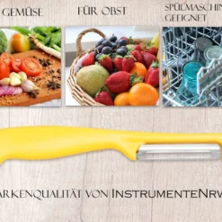 Sparschäler 4er Set Schäler Obst Gemüse Mit Rostfreier Scharfer Pendelklinge Universalschäler Für Rechts Und Linkshänder Allzweckschäler Zum Schälen Von Obst Gemüse Spülmaschinen Geeignet Gelb -Herd Gluck Verkäufe 40569bdb919eb73bedb07e3174b3f098 1