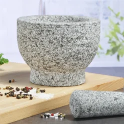 Mörser Aus Granitstein Mit Stößel - 15cm Durchmesser - Höhe: 11cm 10 Mörser Aus Granitstein Mit Stößel - 15cm Durchmesser - Höhe: 11cm -Herd Gluck Verkäufe 46fbddb0b362034c1254f8b674ee6c4c