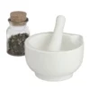 Relaxdays Mörser Mit Stößel Porzellan