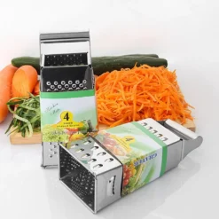 Gourmet Vierkantreibe,Reibe Edelstahl, 4 Reibeflächen, Ideal Als Kartoffelreibe, Gemüsehobel -Herd Gluck Verkäufe 4bfadc9ace45ada18b1b15bf81228faf
