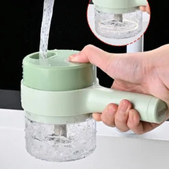 4 In 1 Handheld Elektrischer Gemüseschneider, BPA-frei Mini Knoblauchpressen Allesschneider Und Zerkleinerer Für Die Küche -Herd Gluck Verkäufe 4d1d7d950a8bf5504e460ec708b9ed03
