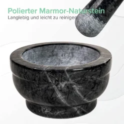 Coninx Mörser Und Stößel Set - Antraciet Naturstein -Herd Gluck Verkäufe 50f2987bb69a474555ed0d4ef7682906