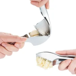 HLHBDSM Knoblauchpresse Knoblauchschneider Garlic Press Häuslicher Knoblauch Crusher Praktischer Küchenhelfer Mit Langer Verwendungsdauer ,Knoblauchpressen,HM-04340 -Herd Gluck Verkäufe 51f5c9f9b57b25be2bf1b9aedee12bed