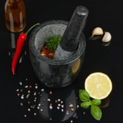 Relaxdays Granit Mörser Mit Stößel Hoch -Herd Gluck Verkäufe 54ed45e5a55e7f7b07aaa516de687a39