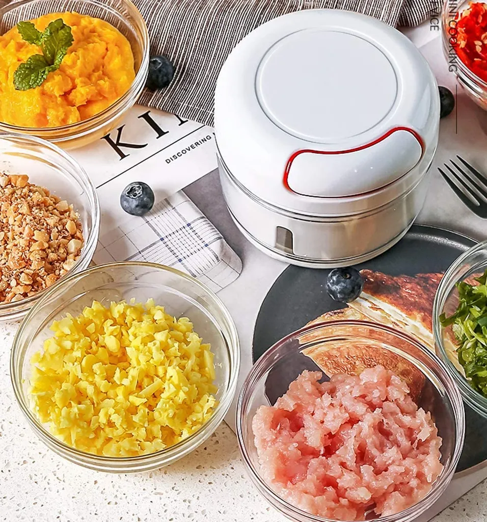 Zwiebelschneider Mit Seilzug Gemüseschneider Mini Zwiebel Zerkleinerer Multizerkleinerer Manuell Klein Zwiebelhacker Zum Vermengen Zerkleinern Pürieren Knoblauchpresse Onion Chopper 4 Zwiebelschneider Mit Seilzug Gemüseschneider Mini Zwiebel Zerkleinerer Multizerkleinerer Manuell Klein Zwiebelhacker Zum Vermengen Zerkleinern Pürieren Knoblauchpresse Onion Chopper – Bild 4