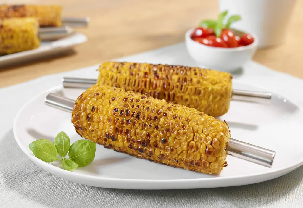 Gemüse-/Maiskolben-Halter, 8er Set Aus Edelstahl 3 Gemüse-/Maiskolben-Halter, 8er Set Aus Edelstahl – Bild 3