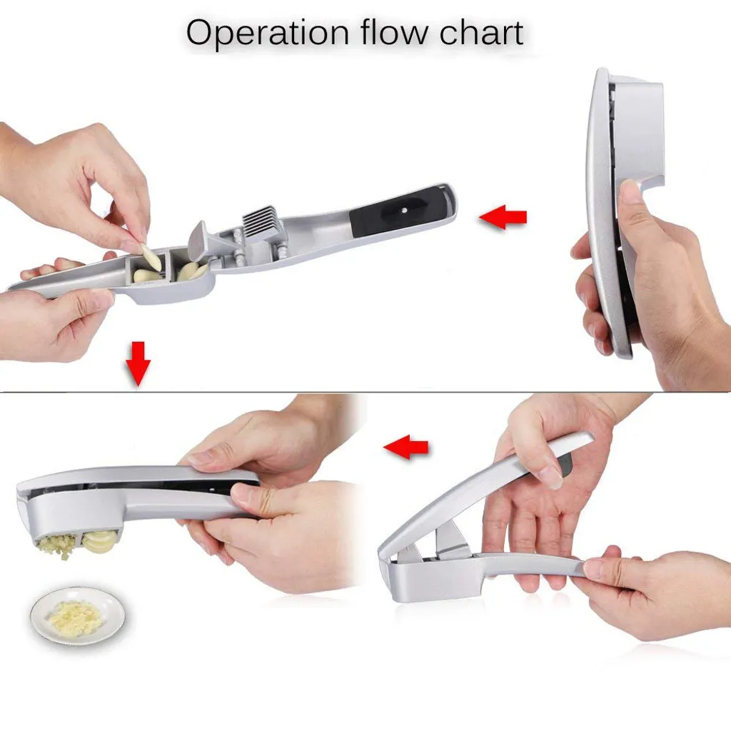 2 In 1 Knoblauchpresse Zerkleinerungsmaschine Und Knoblauchscheibenfunktion Crush 5 2 In 1 Knoblauchpresse Zerkleinerungsmaschine Und Knoblauchscheibenfunktion Crush – Bild 5