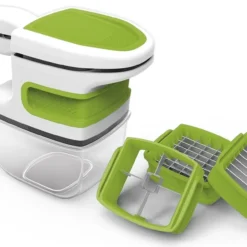 Gemüseschneider Multischneider Küchenreibe 4 Schneideinsätze Allesschneider 5in1