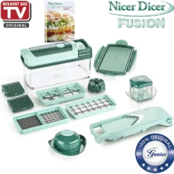 Genius Nicer Dicer Fusion 13tlg. Mint -Herd Gluck Verkäufe 5af66081425263f6cd68fcc6a6ca589c