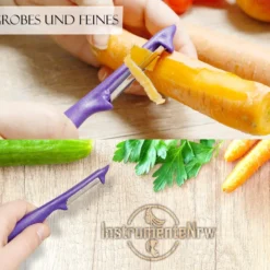 Sparschäler 2er Set Schäler Obst Gemüse Mit Rostfreier Scharfer Pendelklinge Universalschäler Für Rechts Und Linkshänder Allzweckschäler Zum Schälen Von Obst Gemüse Spülmaschinen Geeignet -Herd Gluck Verkäufe 5e4e89fc3fd5319ccc34a9b9fcdb6f27 1