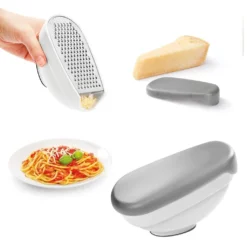 Universalreibe Mit Behälter & Deckel Käsereibe Handreibe Käsehobel 3 In 1 Reibe, Menge:1