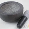 Stein Mörser Mit Stößel [ Ø 13cm Höhe 7cm ] Gewürzmörser / Steinmörser