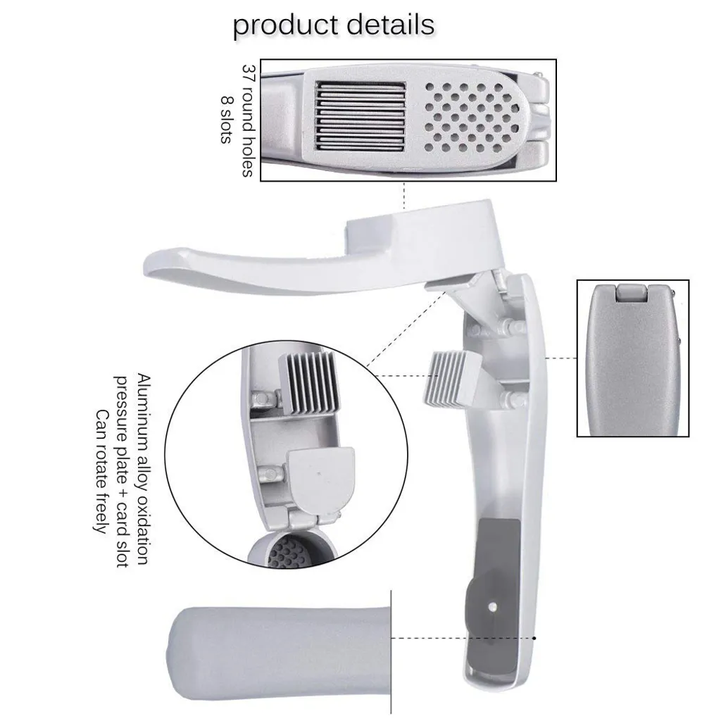 2 In 1 Knoblauchpresse Zerkleinerungsmaschine Und Knoblauchscheibenfunktion Crush 3 2 In 1 Knoblauchpresse Zerkleinerungsmaschine Und Knoblauchscheibenfunktion Crush – Bild 3