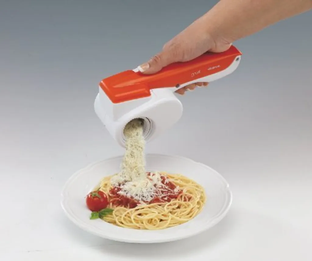 Ariete Elektrische Käse-/Schoko-/Nuss-Reibe GRATI Orange 2 Ariete Elektrische Käse-/Schoko-/Nuss-Reibe GRATI Orange – Bild 2