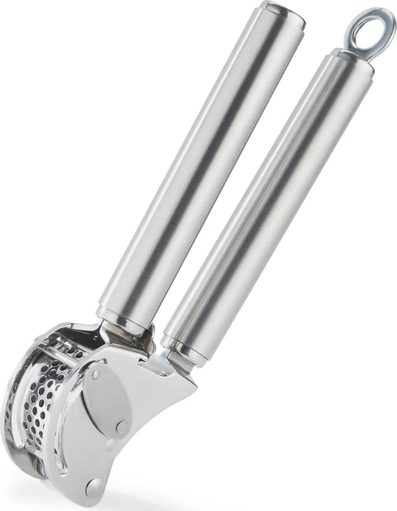 Rösle Knoblauchpresse Mit Abstreifer Edelstahl 7 Rösle Knoblauchpresse Mit Abstreifer Edelstahl – Bild 7