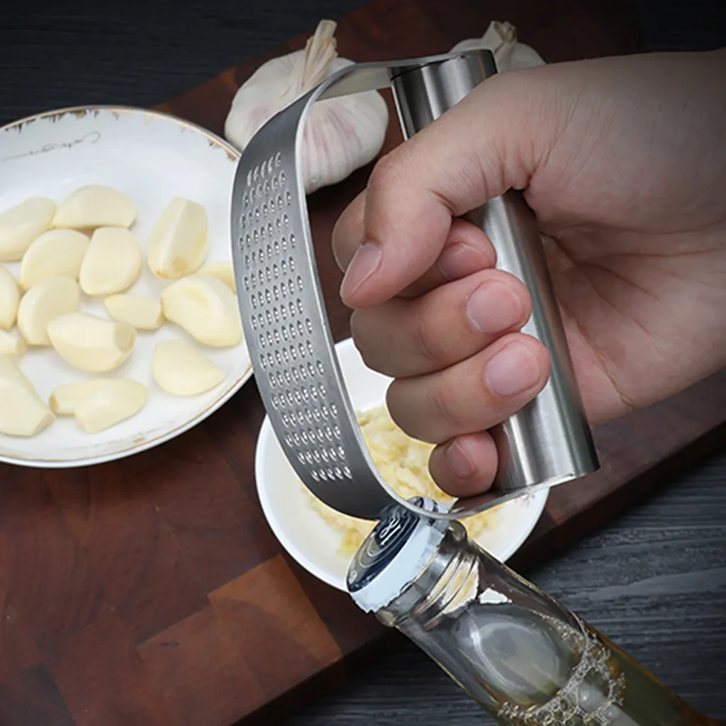Knoblauch Ingwer Presse, Knoblauchpresse, Crusher Squeezer Stampfer 304 Edelstahl Crusher Squeezer Für Knoblauch Ingwer 4 Knoblauch Ingwer Presse, Knoblauchpresse, Crusher Squeezer Stampfer 304 Edelstahl Crusher Squeezer Für Knoblauch Ingwer – Bild 4