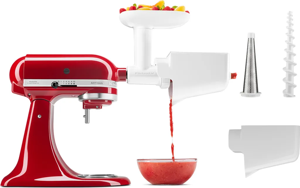 KitchenAid 5KSM2FPPC Zubehör Set Bundle Für Küchenmaschinen, Fleischwolf, Pürieraufsatz, Gemüseschneider (5KSMFVSFGA + 5KSMVSA) 9 KitchenAid 5KSM2FPPC Zubehör Set Bundle Für Küchenmaschinen, Fleischwolf, Pürieraufsatz, Gemüseschneider (5KSMFVSFGA + 5KSMVSA) – Bild 9