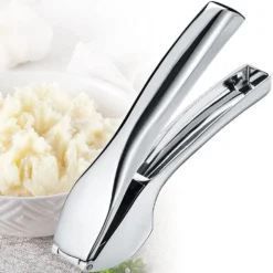 HLHBDSM Knoblauchpresse Knoblauchschneider Garlic Press Häuslicher Knoblauch Crusher Praktischer Küchenhelfer Mit Langer Verwendungsdauer ,Knoblauchpressen,HM-04340 -Herd Gluck Verkäufe 6fd79bf0a96bcc5b5297705713dd4702