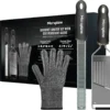Microplane 2 Reiben + Handschuh Gourmet