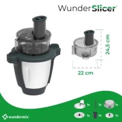 Wundermix Gemüseschneidaufsatz WunderSlicer Gemüseschneider Gemüseraspel Monsieur Cuisine Connect Trend & Smart 12 Wundermix Gemüseschneidaufsatz WunderSlicer Gemüseschneider Gemüseraspel Monsieur Cuisine Connect Trend & Smart -Herd Gluck Verkäufe 721b38056cab900ed1a313b464eca3fd