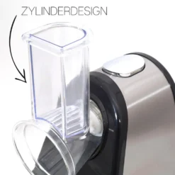 Zilan Elektrische Reibe | Elektrischer Gemüsehobel | Spiralschneider | Gemüseschneider | 200 Watt | 4 Aufsätze | -Herd Gluck Verkäufe 74df349e4457508459a6fd7e28c44ca6