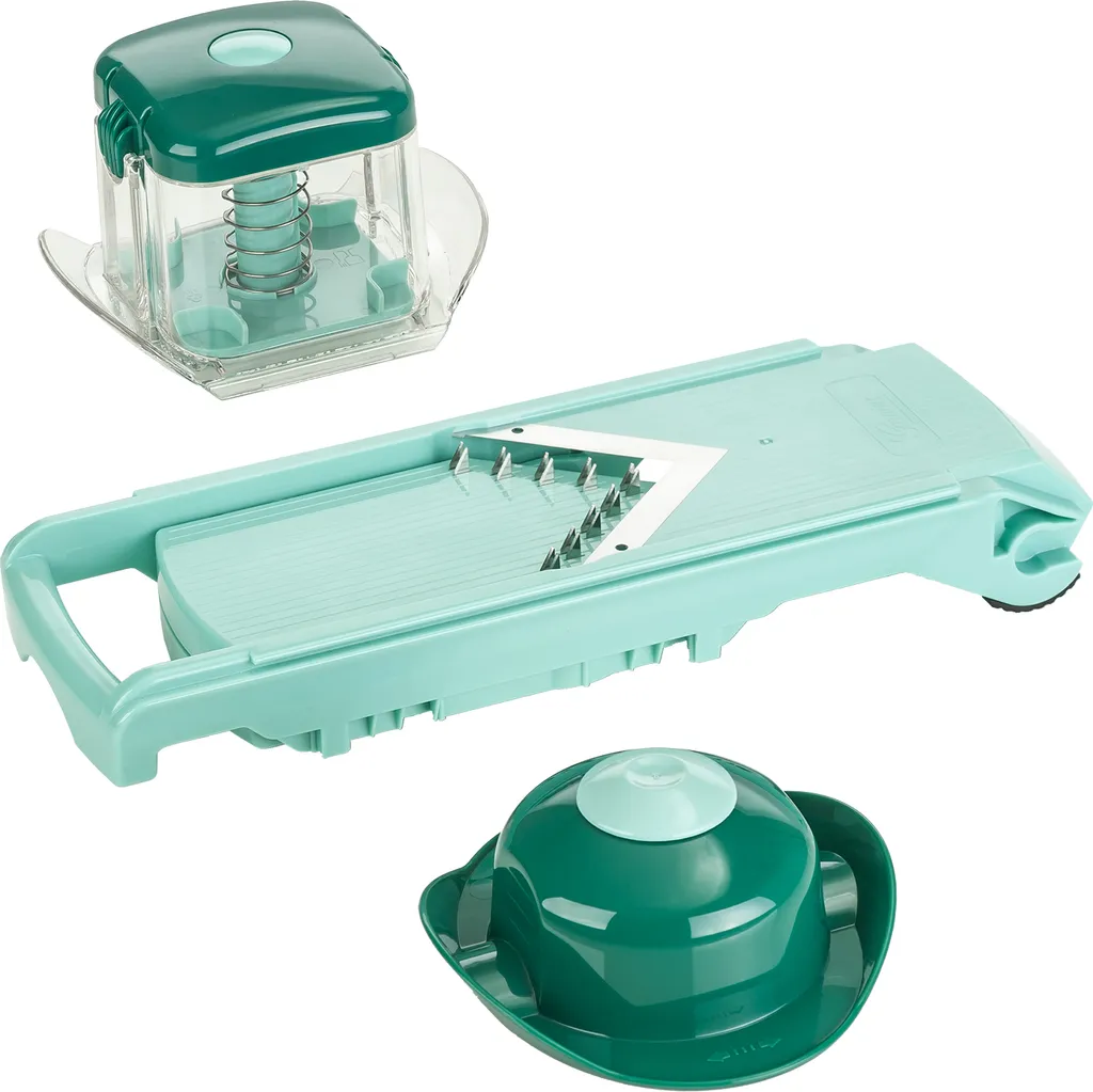 Genius Gemüseschneider Nicer Dicer Fusion Slicer Verstellbarer Gemüsehobel; A33680 1 Genius Gemüseschneider Nicer Dicer Fusion Slicer Verstellbarer Gemüsehobel; A33680