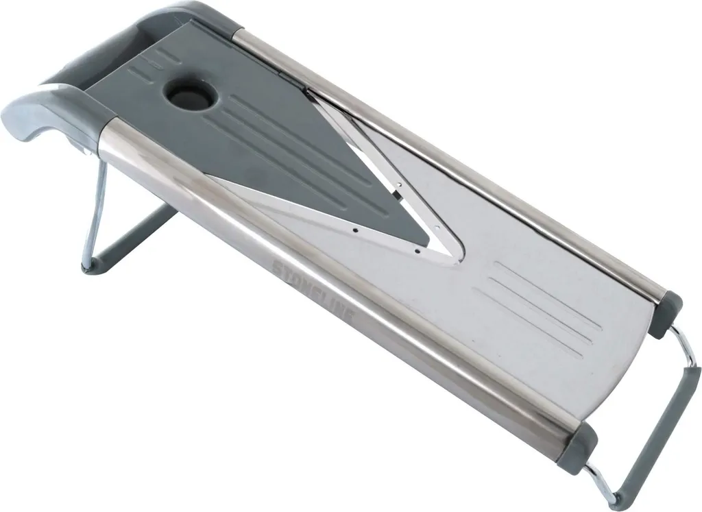 Stoneline Edelstahl Gemüsehobel Mit 5 Schneideinsätzen 2 Stoneline Edelstahl Gemüsehobel Mit 5 Schneideinsätzen – Bild 2