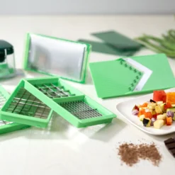 Genius Nicer Dicer Exclusive Gemüseschneider 6tlg Zubehör-Set Mit Reibe + Hobel; A34290 -Herd Gluck Verkäufe 8346cdd766d7df6effb4a42cf6a423c0