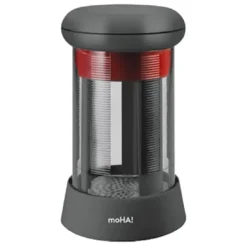 Moha MOLINO, Schwarz, Rot, Transparent, Kunststoff, Käse, 80 Mm, 80 Mm, 135 Mm