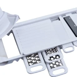 Alpina Multireibe - Dünnschäler Und Reibe-Set - Edelstahlmesser - Weiß