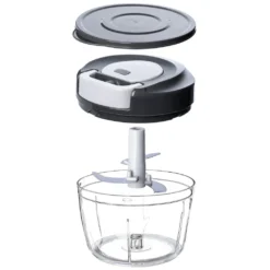 Schlosserei Bayerwald Multizerkleinerer Manuell - Gemüsehobel Edelstahl Mit Seilzug Griff - Zerkleinerer Mit Salatschüssel Mit Deckel - Zwiebelschneider ⌀13,5 Grau -Herd Gluck Verkäufe 8ca89d8d5adccfa59117834a19ebdd02