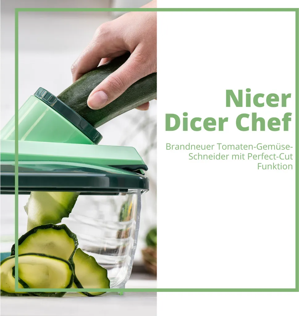 Genius Nicer Dicer Chef 37-tlg Set Gemüseschneider Inkl. 3 In 1 Siebschüssel; A81893 2 Genius Nicer Dicer Chef 37-tlg Set Gemüseschneider Inkl. 3 In 1 Siebschüssel; A81893 – Bild 2
